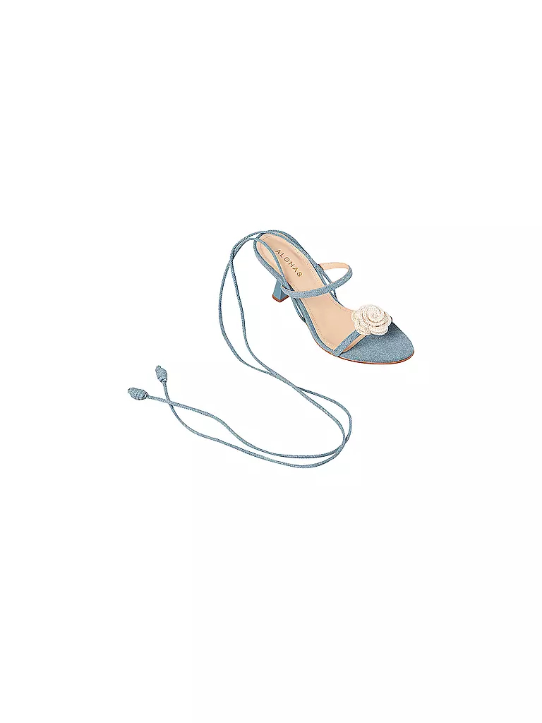 ALOHAS | Sandalen KENDRA BLOOM | Bleu foncé