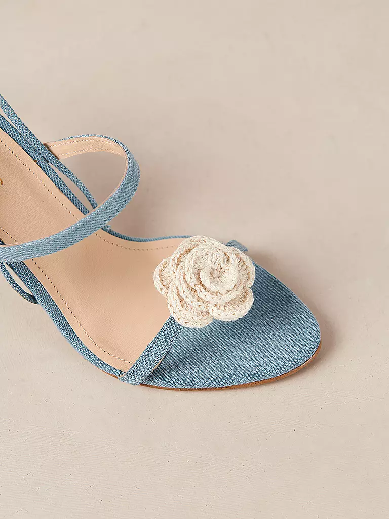 ALOHAS | Sandalen KENDRA BLOOM | Bleu foncé