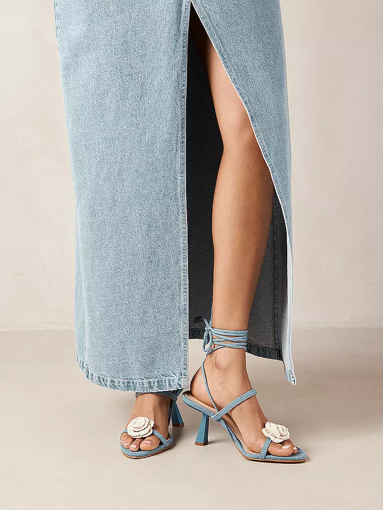 ALOHAS | Sandalen KENDRA BLOOM | Bleu foncé