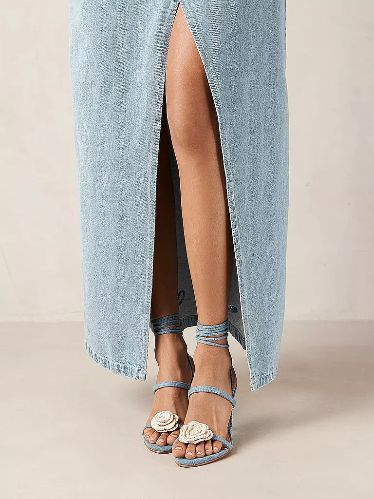 ALOHAS | Sandalen KENDRA BLOOM | Bleu foncé