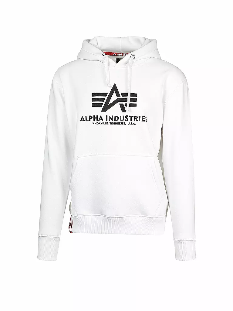 ALPHA INDUSTRIES | Kapuzensweater - Hoodie  | Blanc