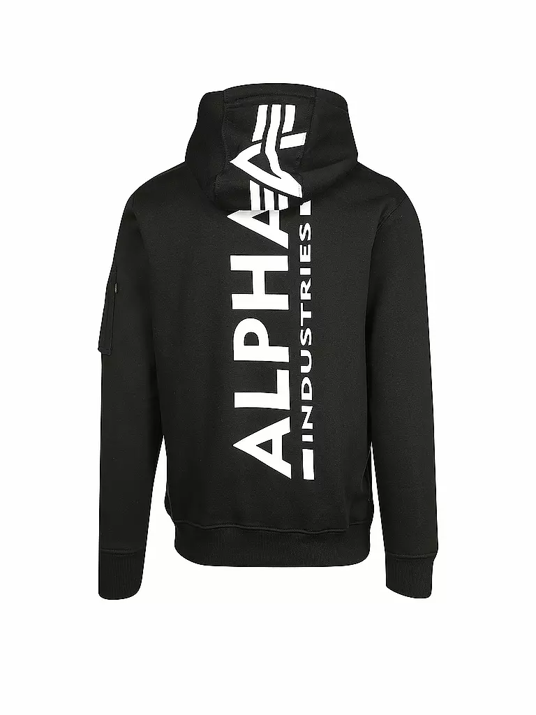 ALPHA INDUSTRIES | Kapuzensweater - Hoodie  | Noir