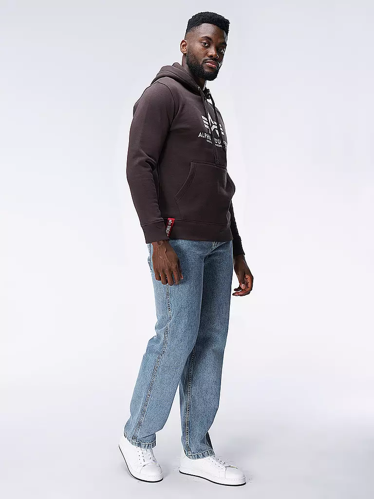 ALPHA INDUSTRIES | Kapuzensweater - Hoodie | Marron