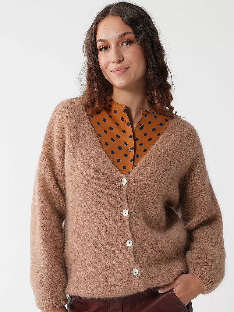 AMERICAN DREAMS | Cardigan CORNELIA | hellbraun