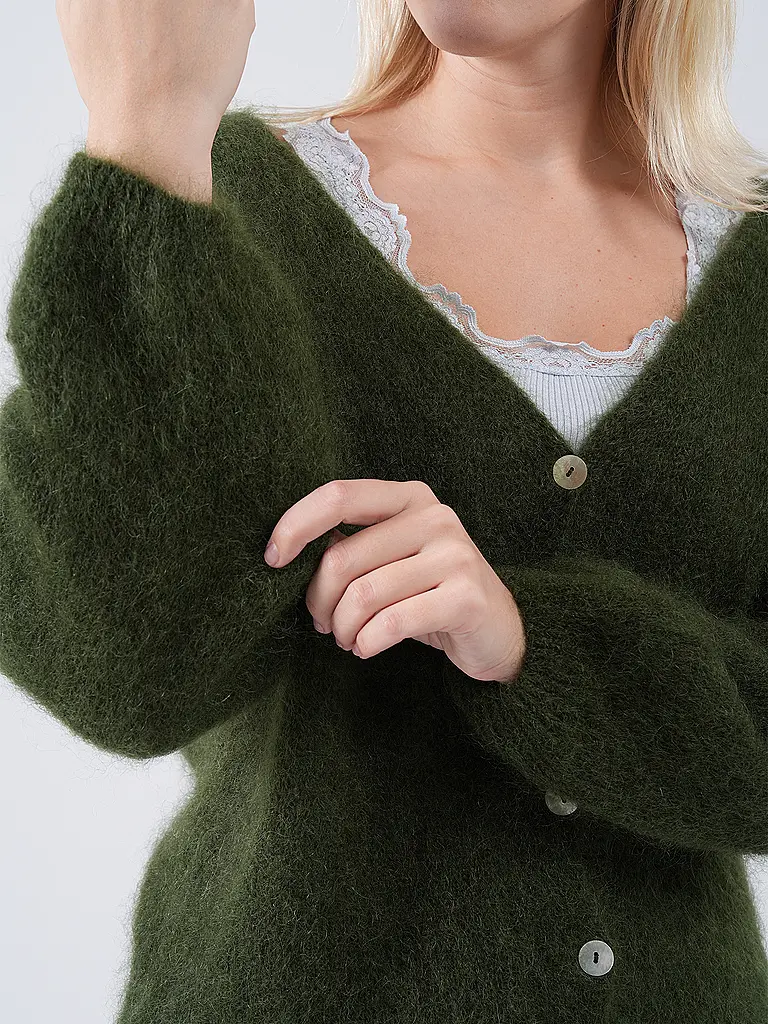 AMERICAN DREAMS | Cardigan CORNELIA | dunkelgrün