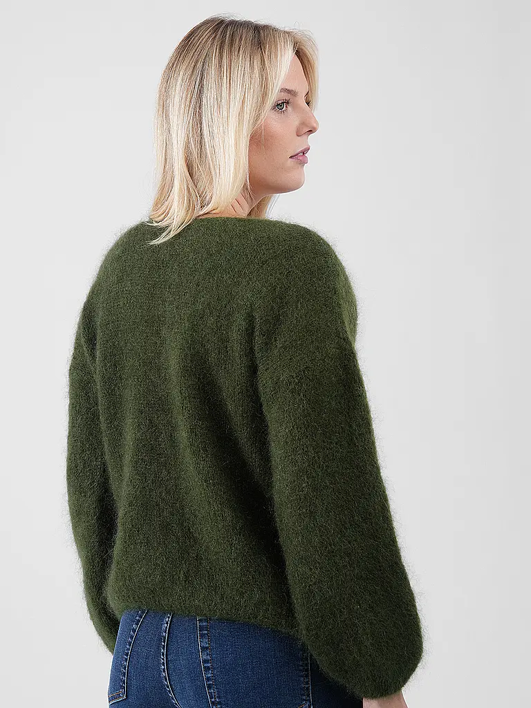 AMERICAN DREAMS | Cardigan CORNELIA | dunkelgrün