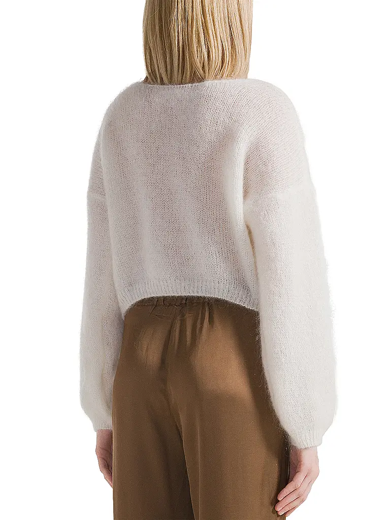 AMERICAN DREAMS | Cardigan Coupe Courte CORNELIA | creme