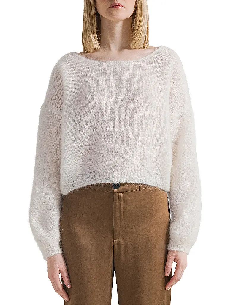 AMERICAN DREAMS | Cardigan Coupe Courte CORNELIA | creme