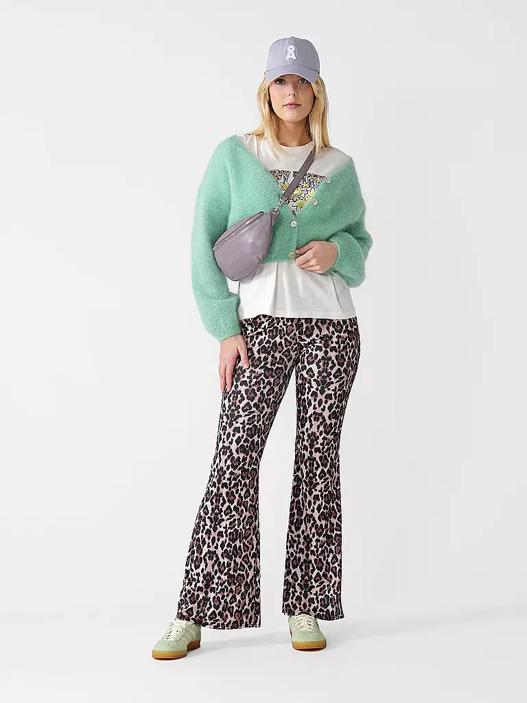 AMERICAN DREAMS | Cardigan Coupe Courte CORNELIA | hellgrün