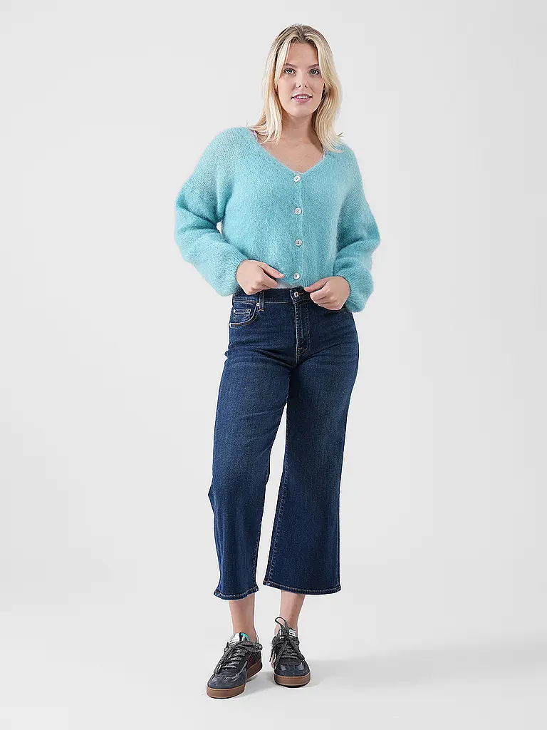 AMERICAN DREAMS | Cardigan Coupe Courte CORNELIA | türkis