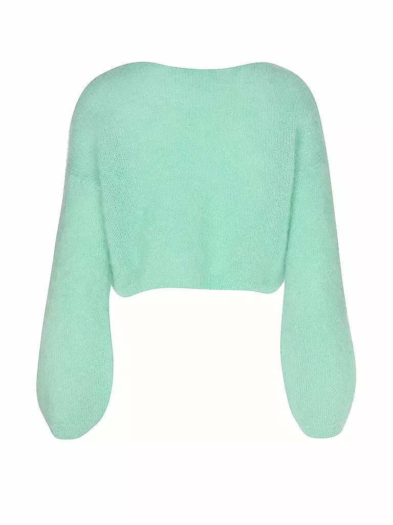 AMERICAN DREAMS | Cardigan Coupe Courte CORNELIA | hellgrün