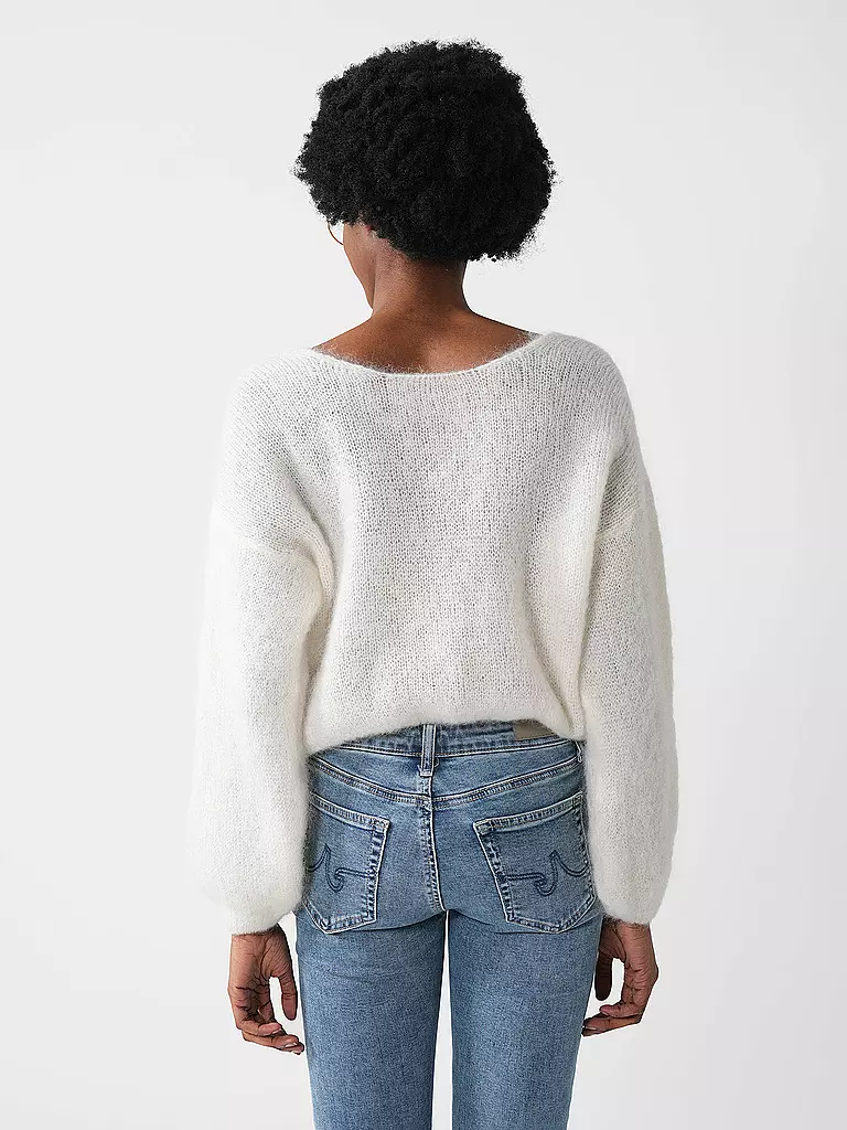 AMERICAN DREAMS | Cardigan Coupe Courte CORNELIA | creme