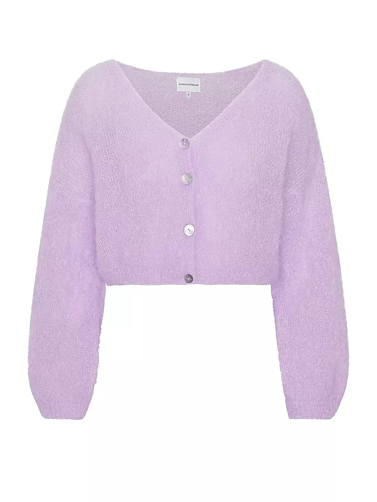AMERICAN DREAMS | Cardigan Cropped Fit CORNELIA | lila