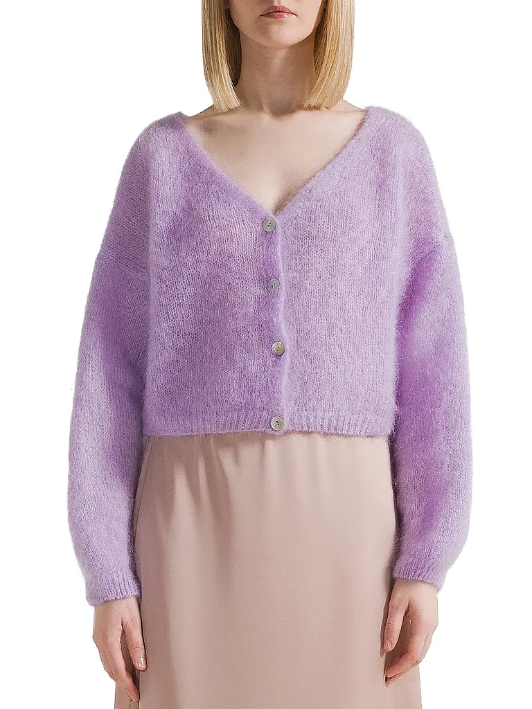 AMERICAN DREAMS | Cardigan Cropped Fit CORNELIA | lila