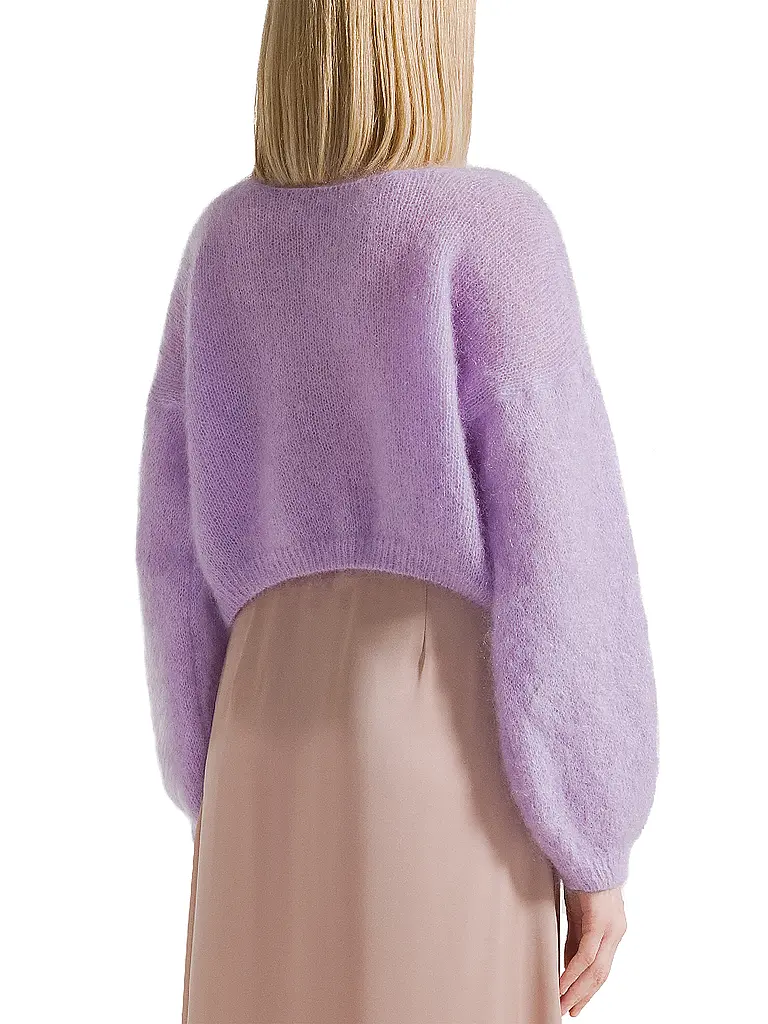 AMERICAN DREAMS | Cardigan Cropped Fit CORNELIA | lila
