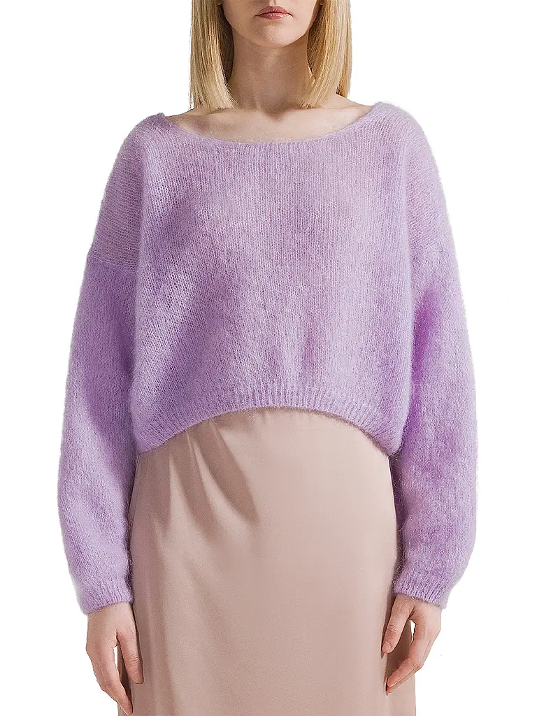 AMERICAN DREAMS | Cardigan Cropped Fit CORNELIA | lila