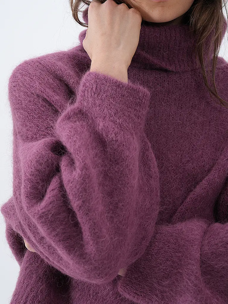 AMERICAN DREAMS | Rollkragenpullover ANDREA | dunkelrot