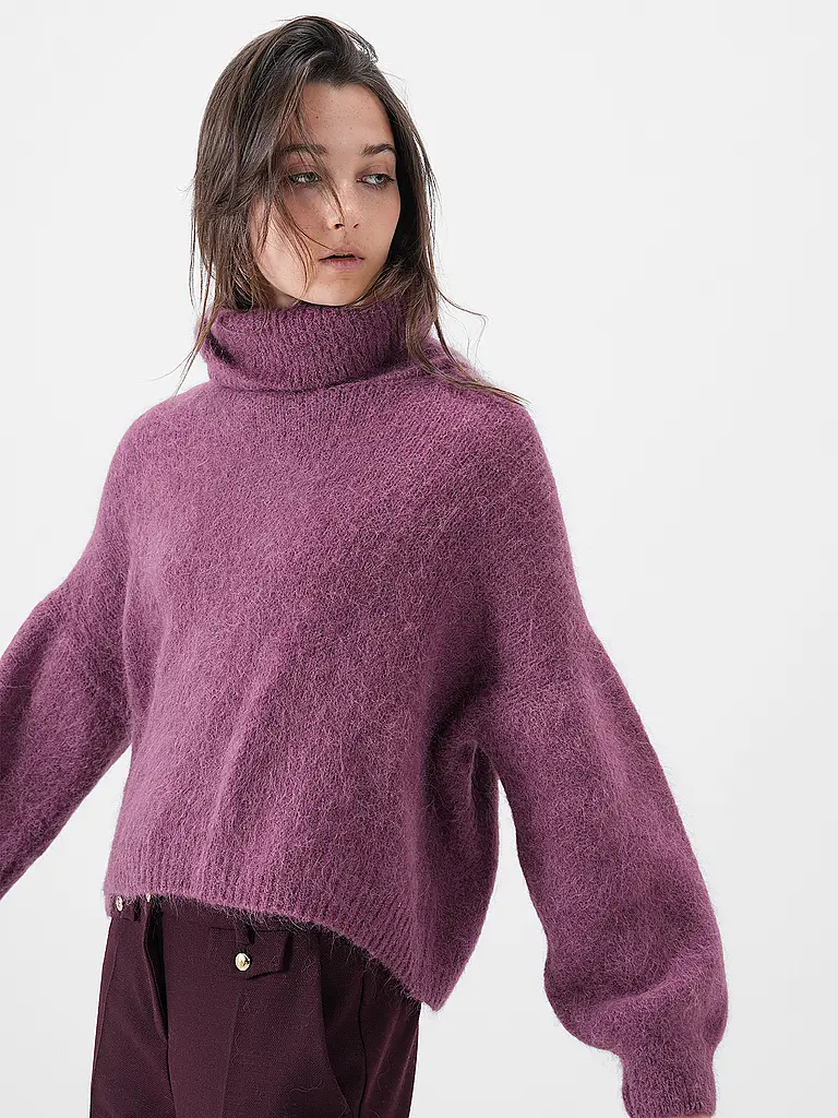 AMERICAN DREAMS | Rollkragenpullover ANDREA | dunkelrot
