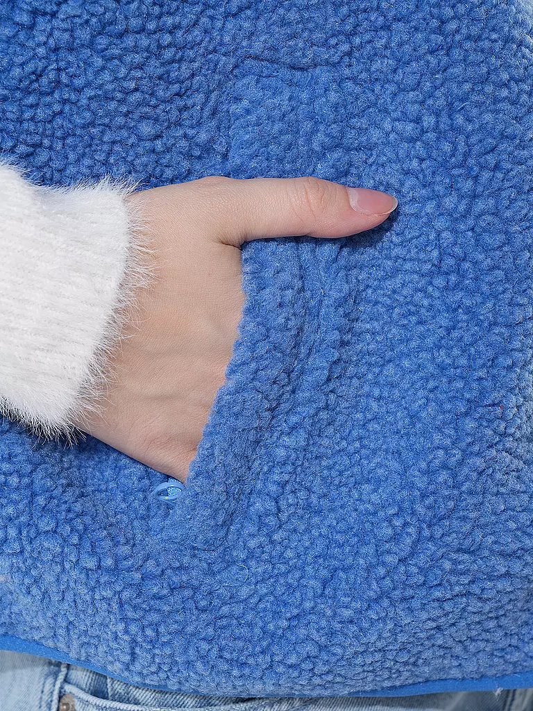 AMERICAN VINTAGE | Gilet in Felloptik HOKTOWN | Bleu