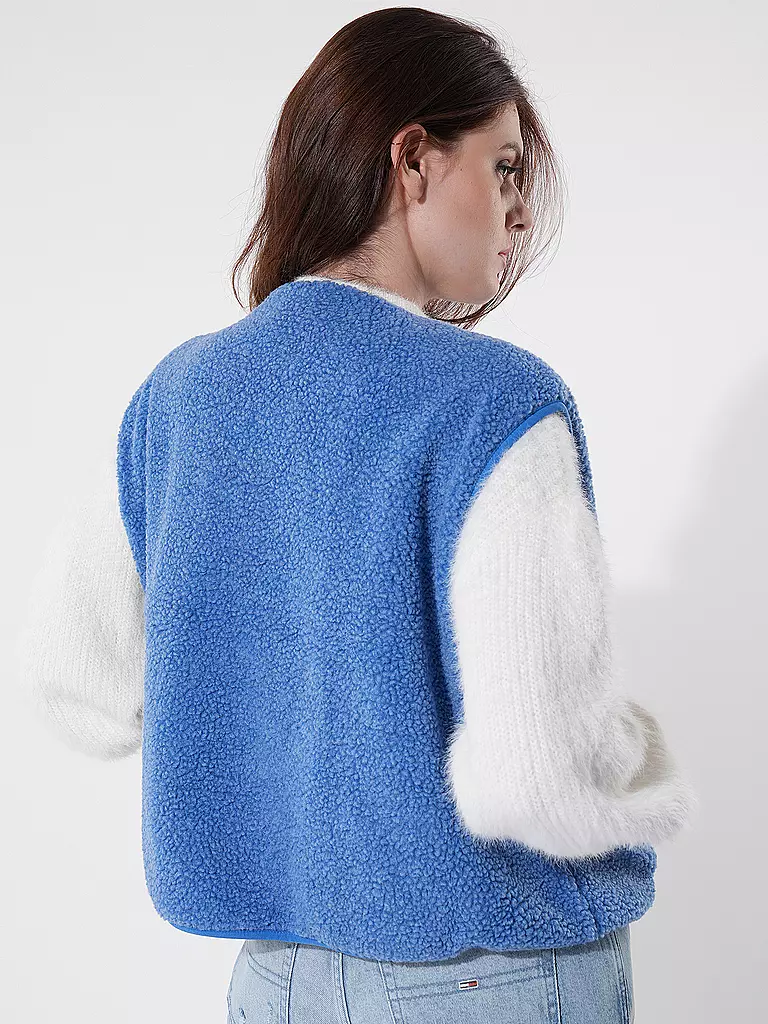 AMERICAN VINTAGE | Gilet in Felloptik HOKTOWN | Bleu