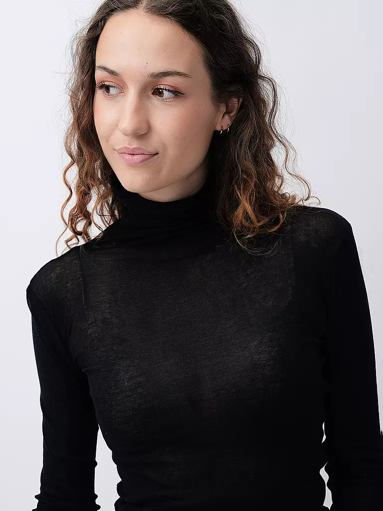 AMERICAN VINTAGE | Rollkragenpullover MASSACHUSETTS | Noir