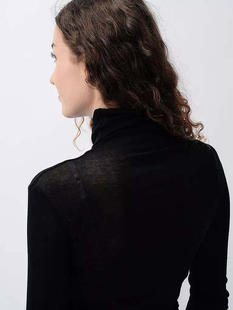 AMERICAN VINTAGE | Rollkragenpullover MASSACHUSETTS | Noir