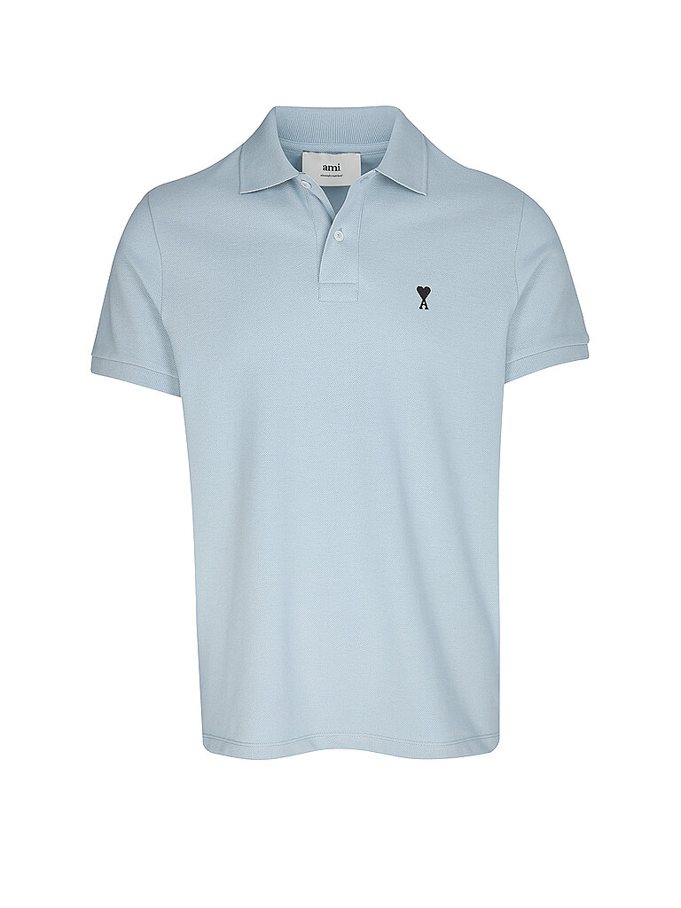 AMI PARIS Polo bleu clair | S