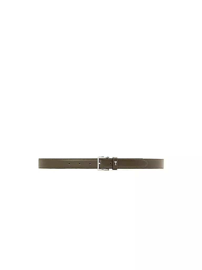 AMI PARIS | Ceinture en cuir PARIS | Olive