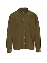 AMI PARIS | Chemise en velours côtelé | Marron