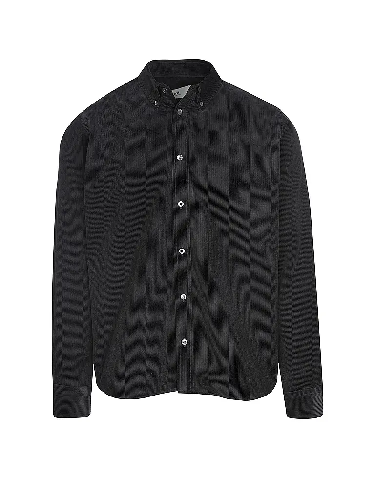 AMI PARIS | Chemise en velours côtelé | schwarz