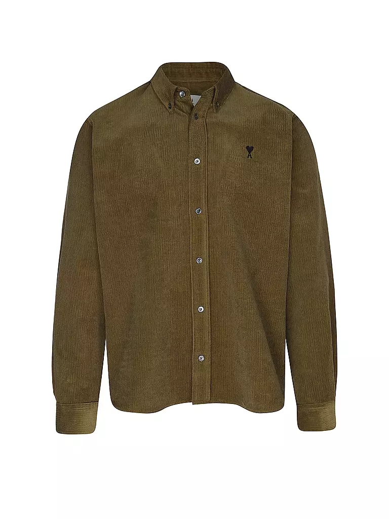 AMI PARIS | Chemise en velours côtelé | braun