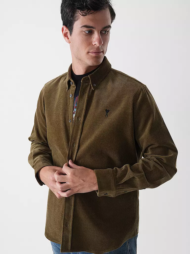 AMI PARIS | Chemise en velours côtelé | 