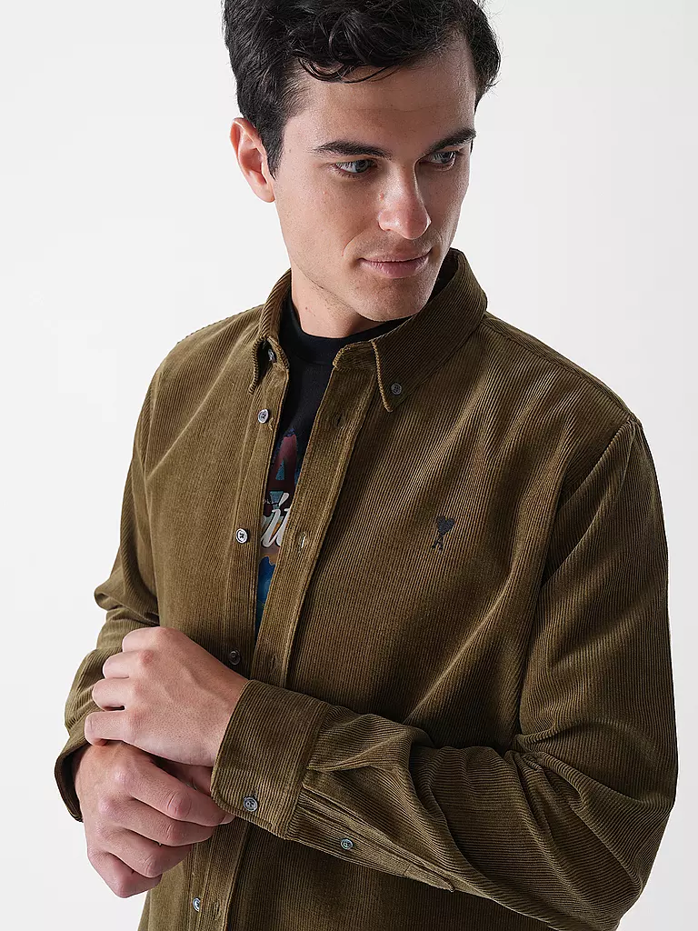 AMI PARIS | Chemise en velours côtelé | 