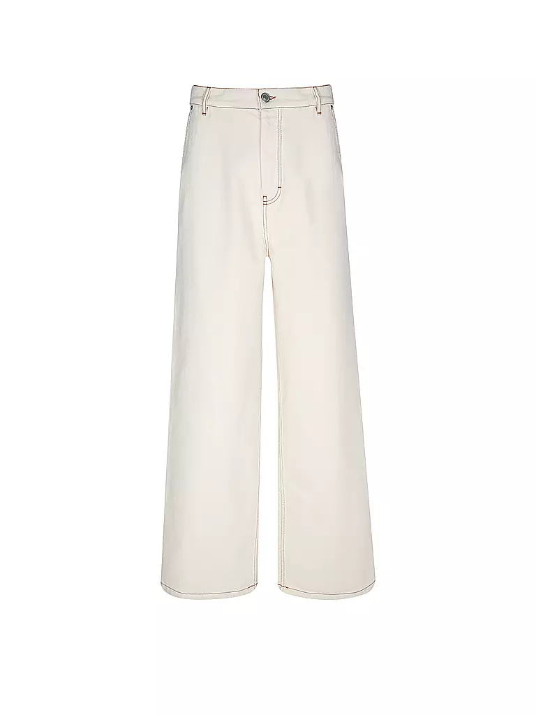 AMI PARIS | Jeans coupe droite | creme