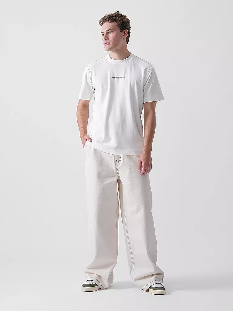 AMI PARIS | Jeans coupe droite | creme