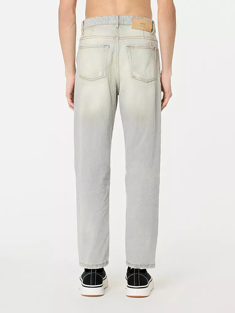 AMI PARIS | Jeans Tapered Fit | Gris clair