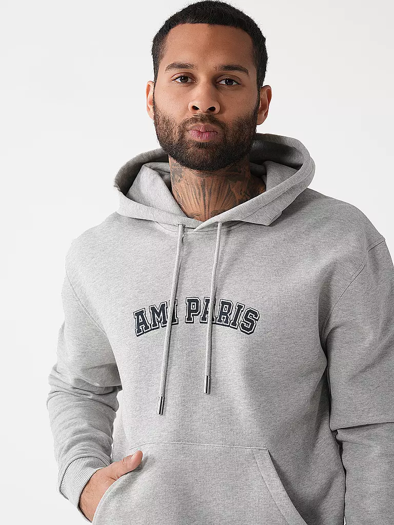 AMI PARIS | Kapuzensweater - Hoodie | Gris