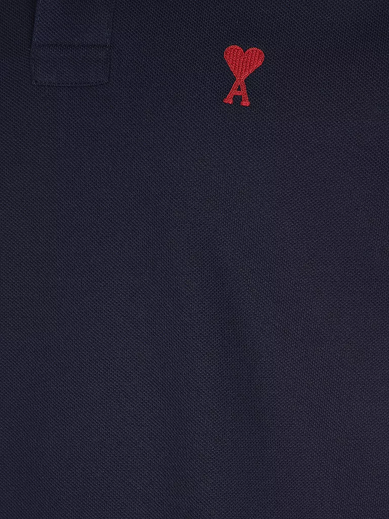AMI PARIS | Nom du produit: Poloshirt | Bleu foncé