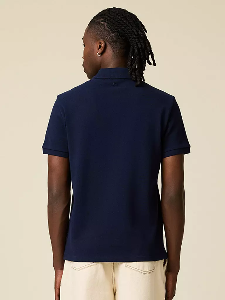 AMI PARIS | Nom du produit: Poloshirt | Bleu foncé
