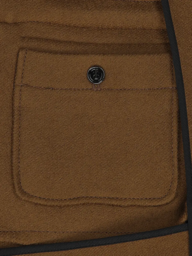 AMI PARIS | Nom du produit: Veste en laine CABAN | Camel