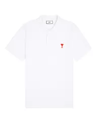 AMI PARIS | Poloshirt Ami De Coeur | Blanc