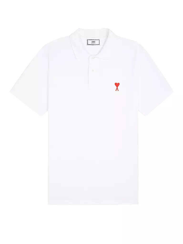 AMI PARIS | Poloshirt Ami De Coeur | Blanc