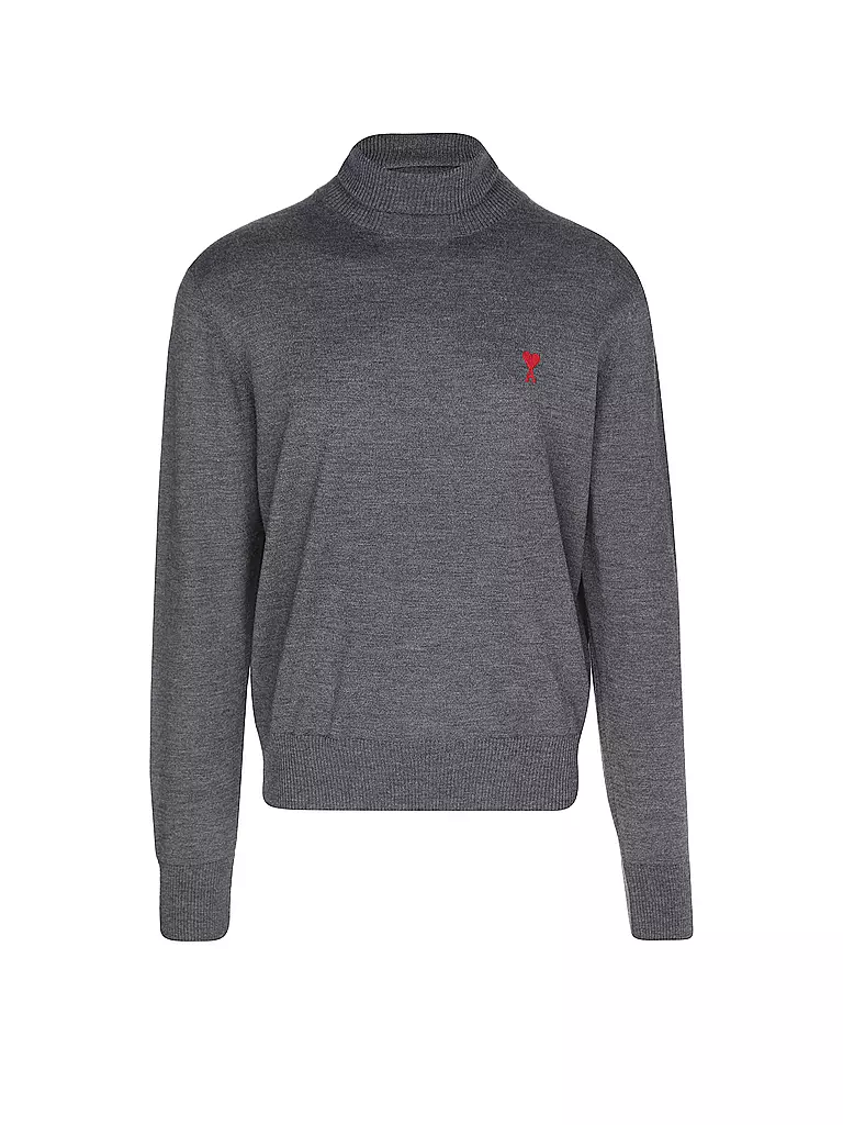 AMI PARIS | Pull à col roulé | grau