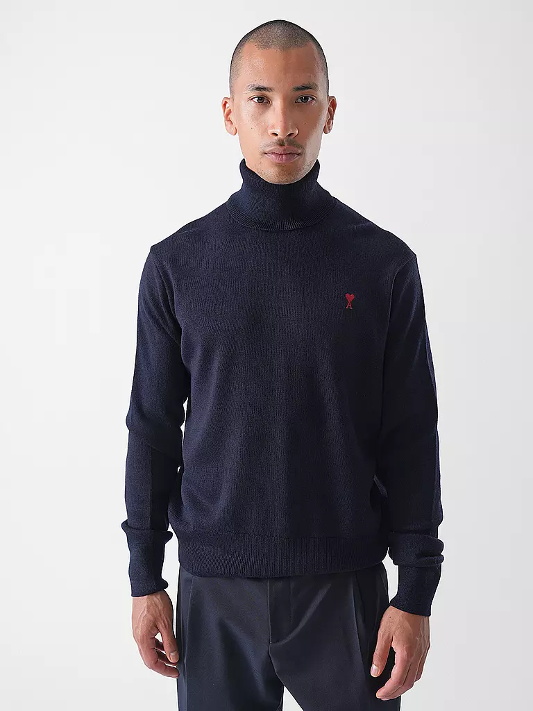 AMI PARIS | Pull à col roulé | dunkelblau
