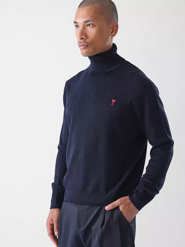 AMI PARIS | Pull à col roulé | dunkelblau