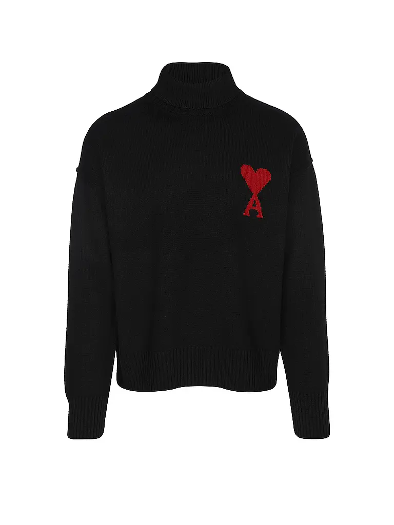 AMI PARIS | Rollkragenpullover | Noir