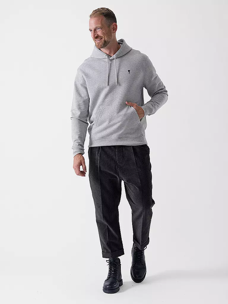 AMI PARIS | Sweat à capuche - Hoodie | hellgrau