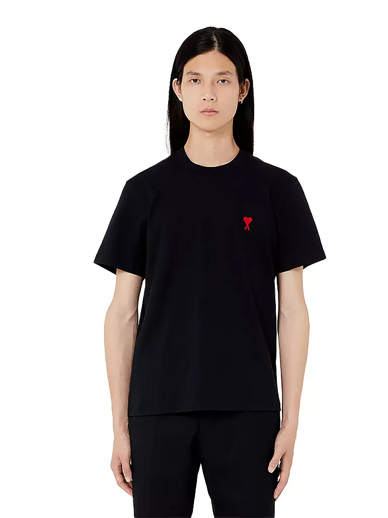 AMI PARIS | T-Shirt Ami De Coeur | Noir