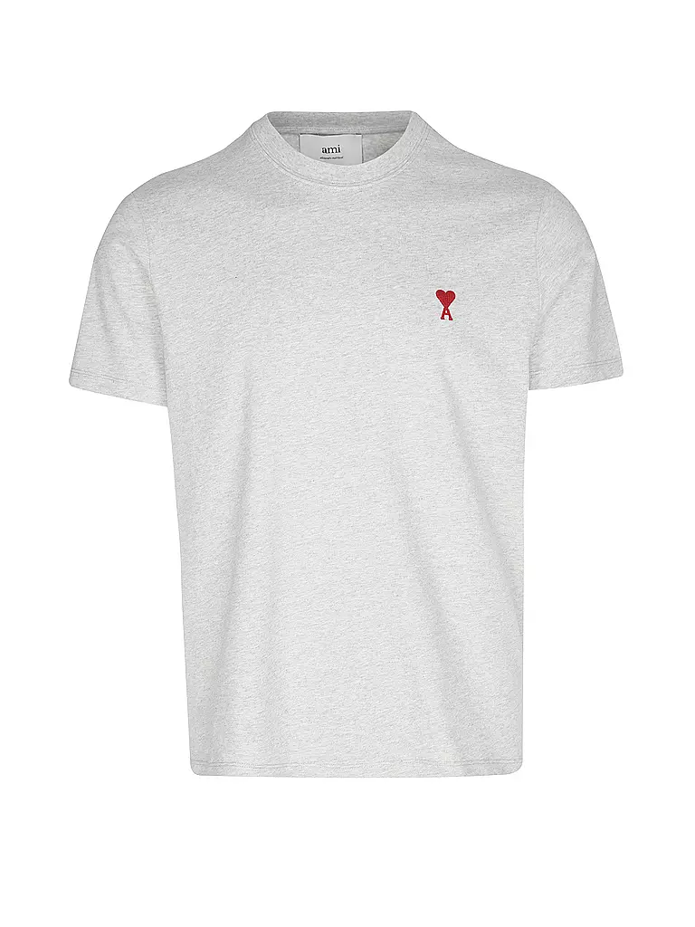 AMI PARIS | T-Shirt CLASSIC | Gris clair