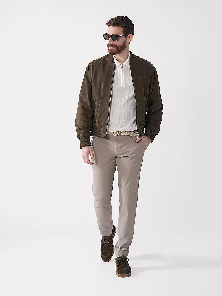 AMI PARIS | Veste en cuir | schwarz